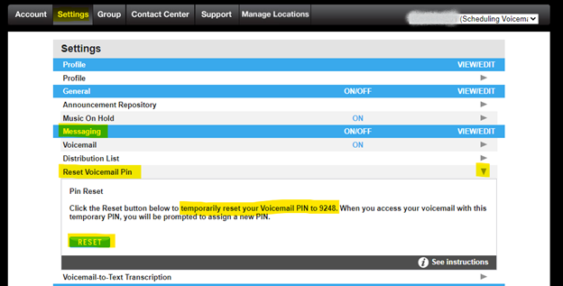 hosted-voice-change-voicemail-pin-in-portal-bluepeak